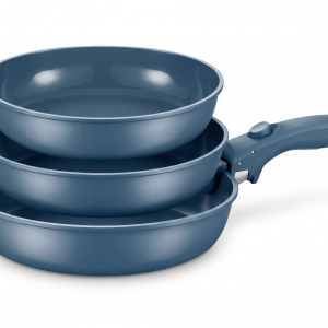 Set de sartenes de 4 piezas.