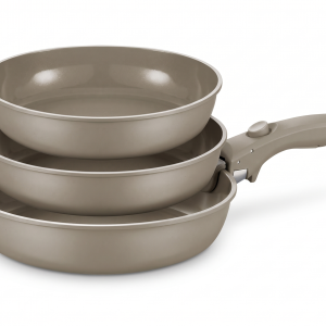 Set de sartenes de 4 piezas.